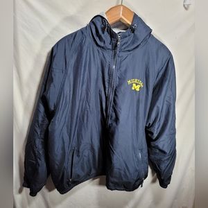 Michigan Wolverines lined navy field hooded jacket by Holloway size XL Unisex
